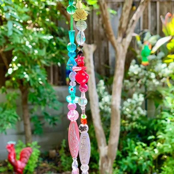 Söul Chimes, made with colorful glass beads and bells that speak to your soul. - Picture 9 of 12